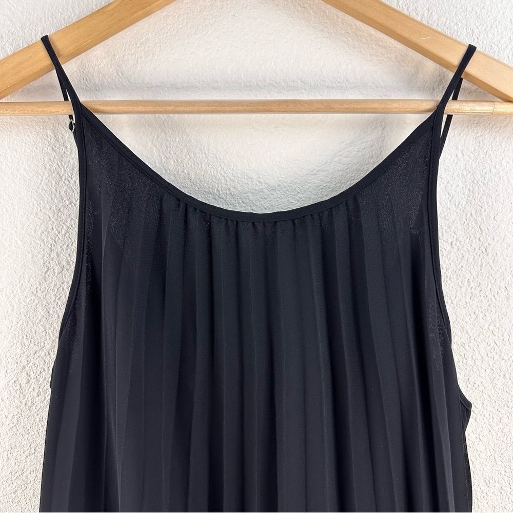 ‎BCBGeneration black pleated lined sleeveless min… - image 9